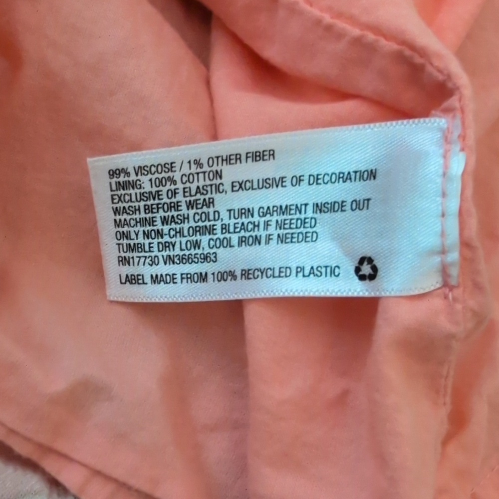 Cat & Jack 3T Peach Floral Dress - Picture 8 of 9